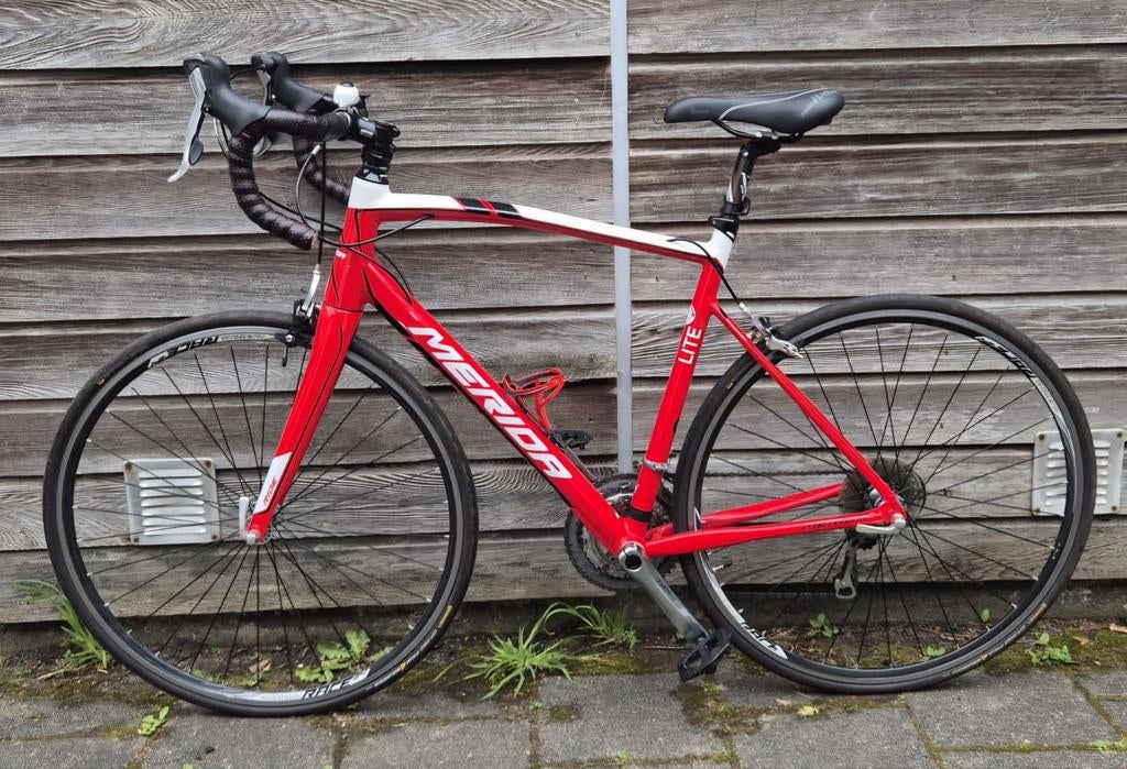 Merida Lite racefiets M/L  frame maat 54. Met veel extra's., Gebruikt, Aluminium, Meer dan 20 versnellingen, 53 tot 57 cm