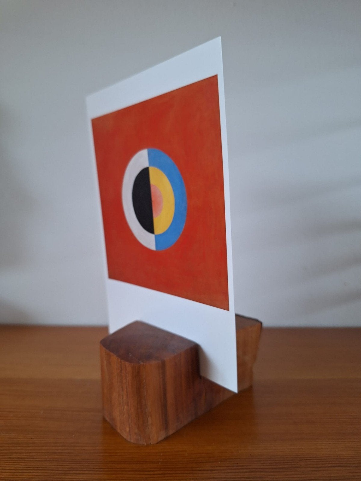 Kaartenhouder, hout, natuurlijk organisch, Ophalen of Verzenden, Zo goed als nieuw, Bruin, Hout