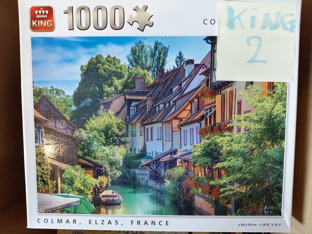 King Legpuzzels 1000 stukjes, Ophalen of Verzenden, Gebruikt