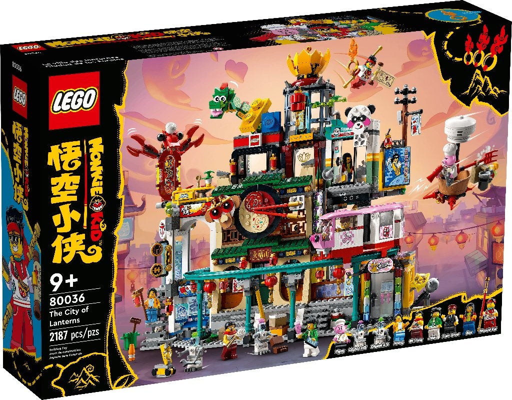 Lego Monkie Kid 80036 De Lantaarnstad, Kinderen en Baby's, Ophalen of Verzenden, Nieuw, Complete set, Lego