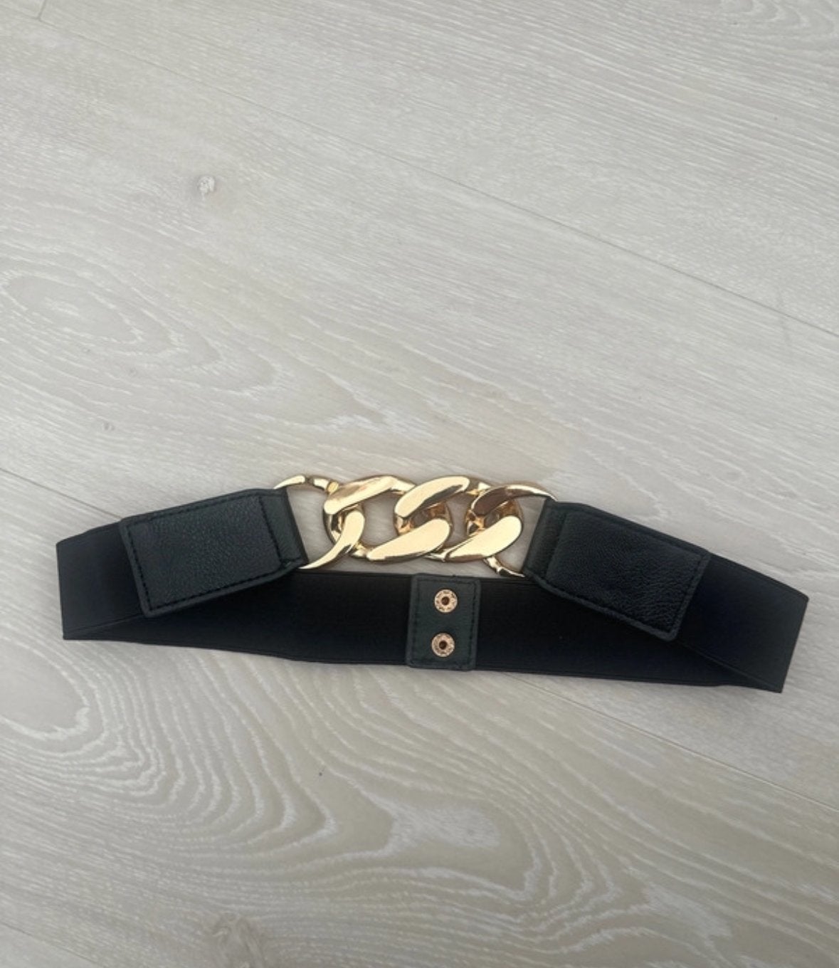 H&M Riem met gouden kettingdetail, 65cm, Kleding | Dames, Riemen en Ceinturen, 3 tot 5 cm, Minder dan 80 cm, Zwart, Tailleriem