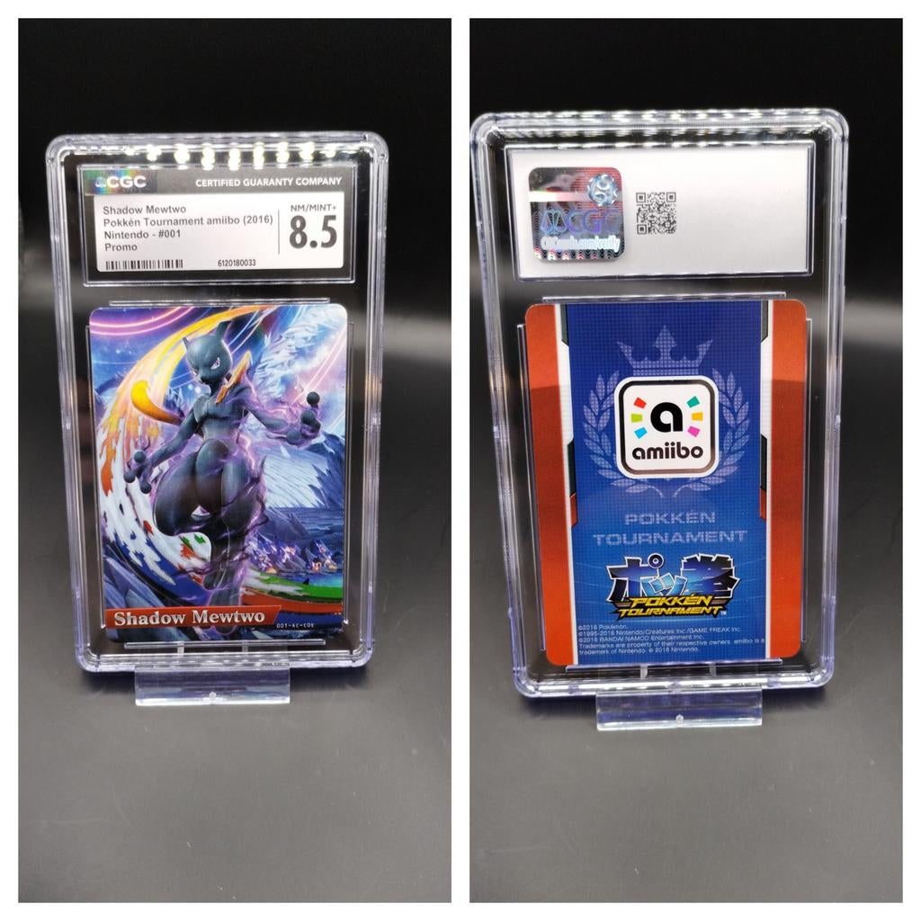 Amiibo Shadow Mewtwo CGC 8.5 NM+ Pokkén Tournament, Verzamelen, Verzenden, Overige figuren, Zo goed als nieuw, Plaatje, Poster of Sticker
