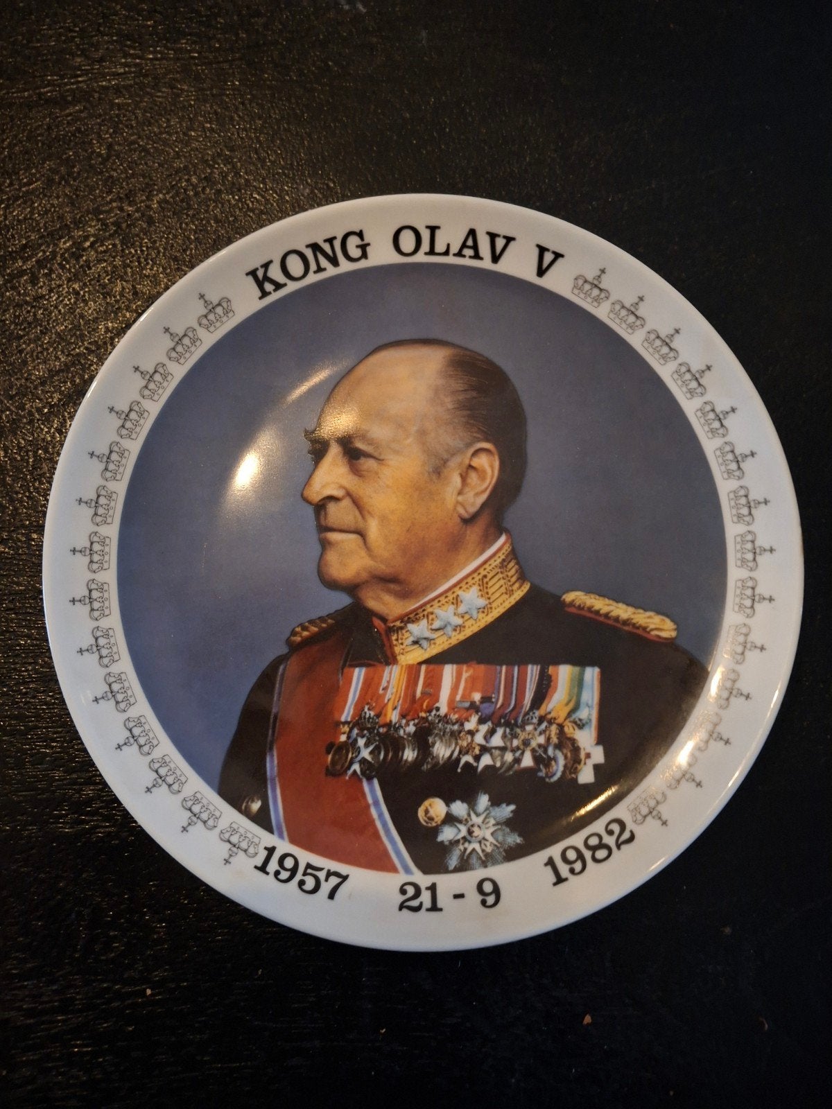 Kong Olav V king of Norway 25th anniversary, Ophalen of Verzenden