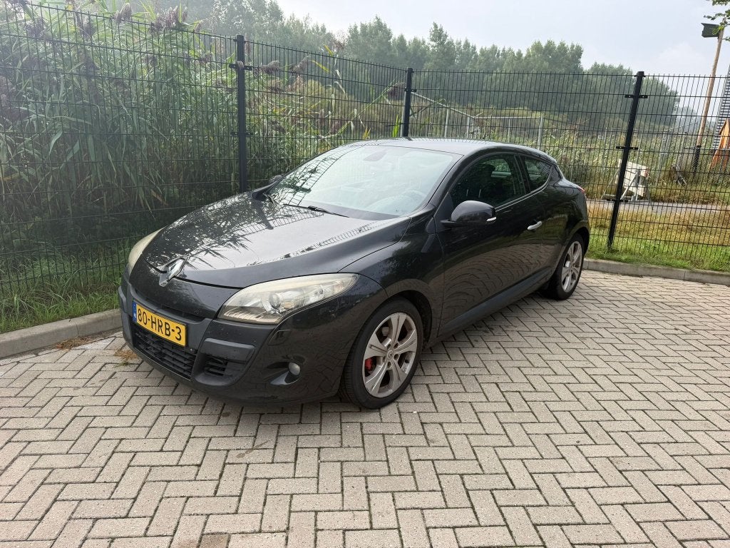 Renault Mégane 1.6 16V 81KW Coupe 2009 Zwart / EXPORT, Voorwielaandrijving, Stof, Zwart, 4 cilinders