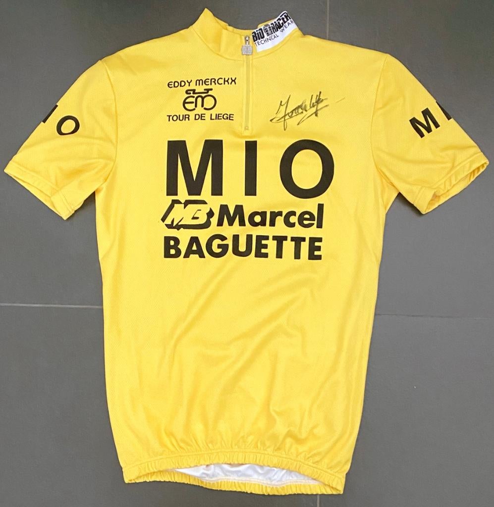 Wielershirt TOUR DE LIEGE 1998 – JOHN VAN DEN AKKER – gesign, Ophalen of Verzenden, Overige typen
