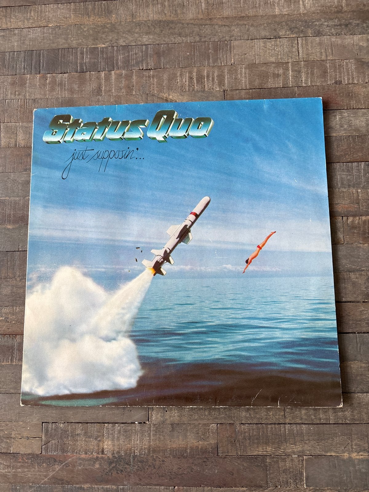 Status Quo - Just Supposin' LP (1980), Ophalen, LP, Gebruikt, Hard Rock