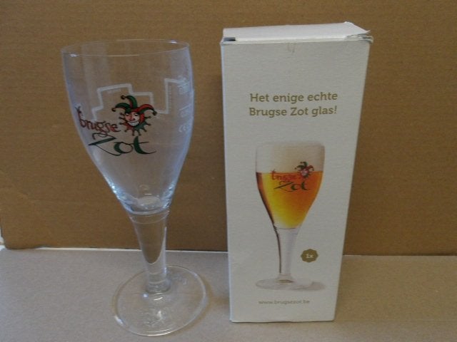Brugse Zot bier glas (nr.1), Verzamelen, Biermerken, Ophalen of Verzenden, Nieuw, Glas of Glazen, Overige merken