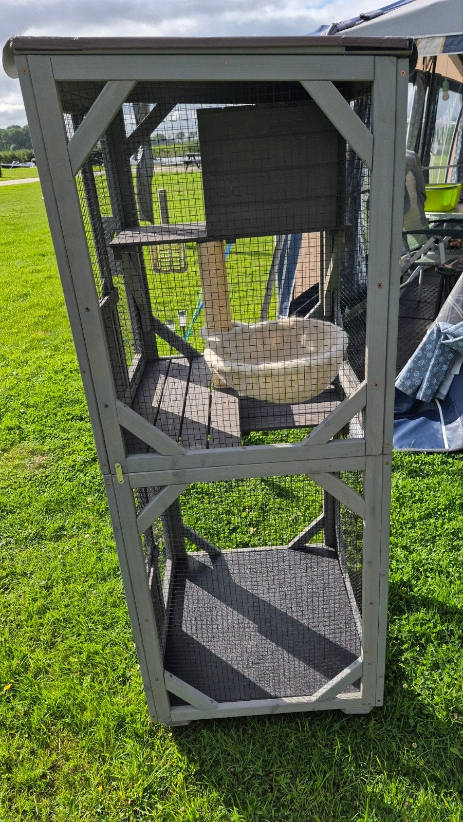 kattenren kattenhuis, Ophalen, Gebruikt
