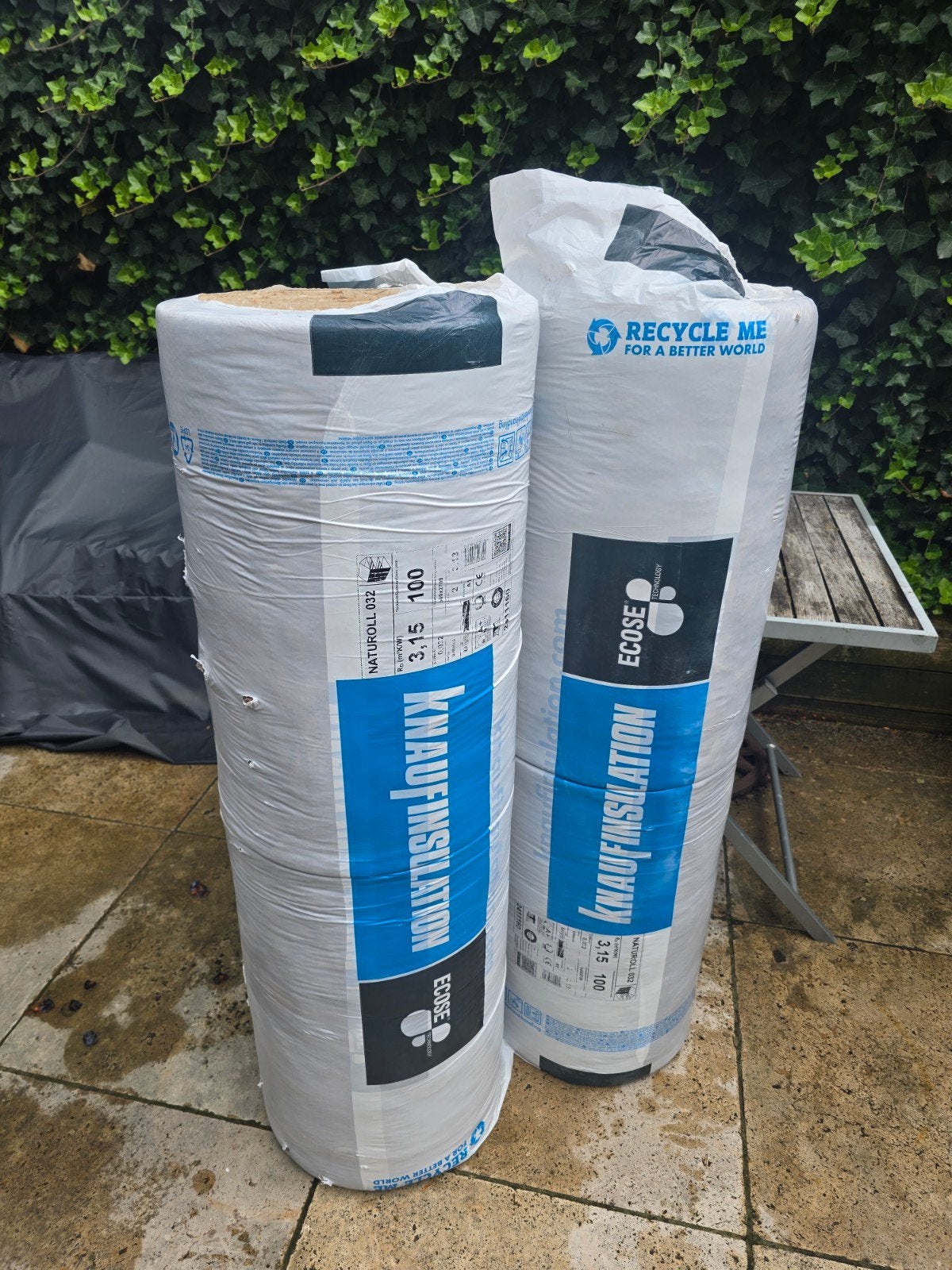 Knauf Naturoll 032 Glaswol isolatie 100mm dik, Doe-het-zelf en Verbouw, Isolatie en Afdichting, Ophalen, Nieuw, Minder dan 5 m²