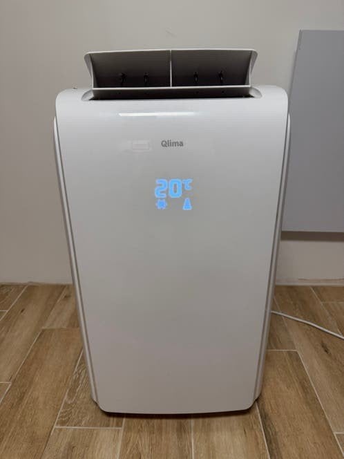 mobiele airco qlima p522, Ophalen of Verzenden, Zo goed als nieuw, Mobiele airco, 3 snelheden of meer