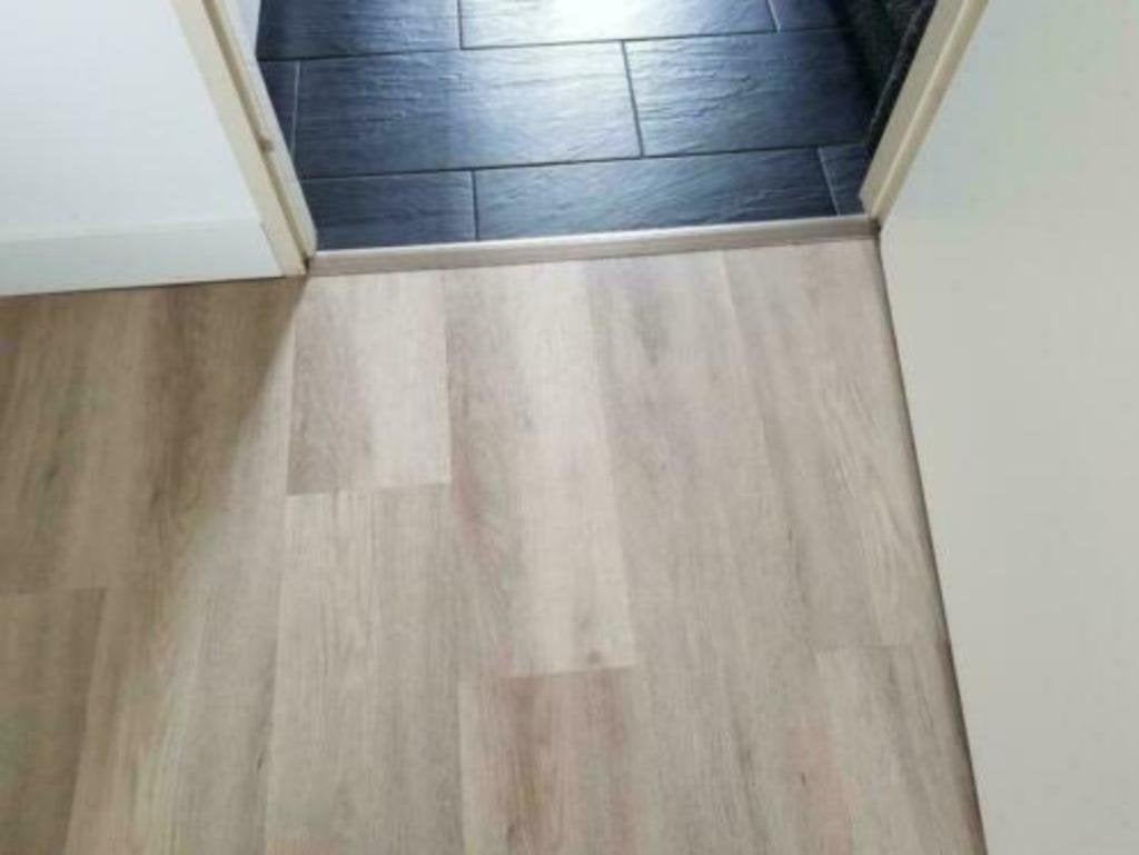 RVS geborsteld overgangsprofiel 0-20mm voor vloer 3m lang, Ophalen of Verzenden