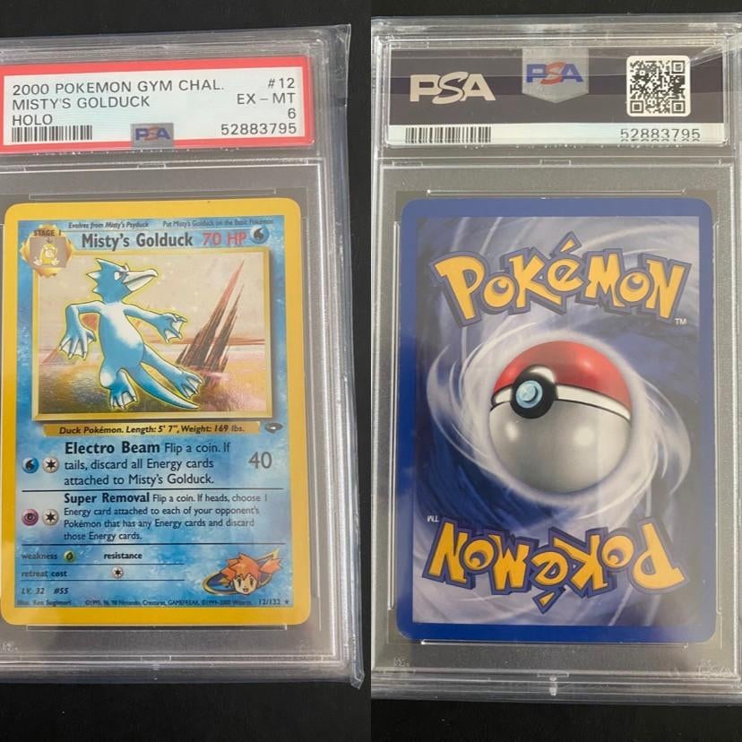 Misty's Golduck PSA6 - Gym challenge, Ophalen of Verzenden, Zo goed als nieuw