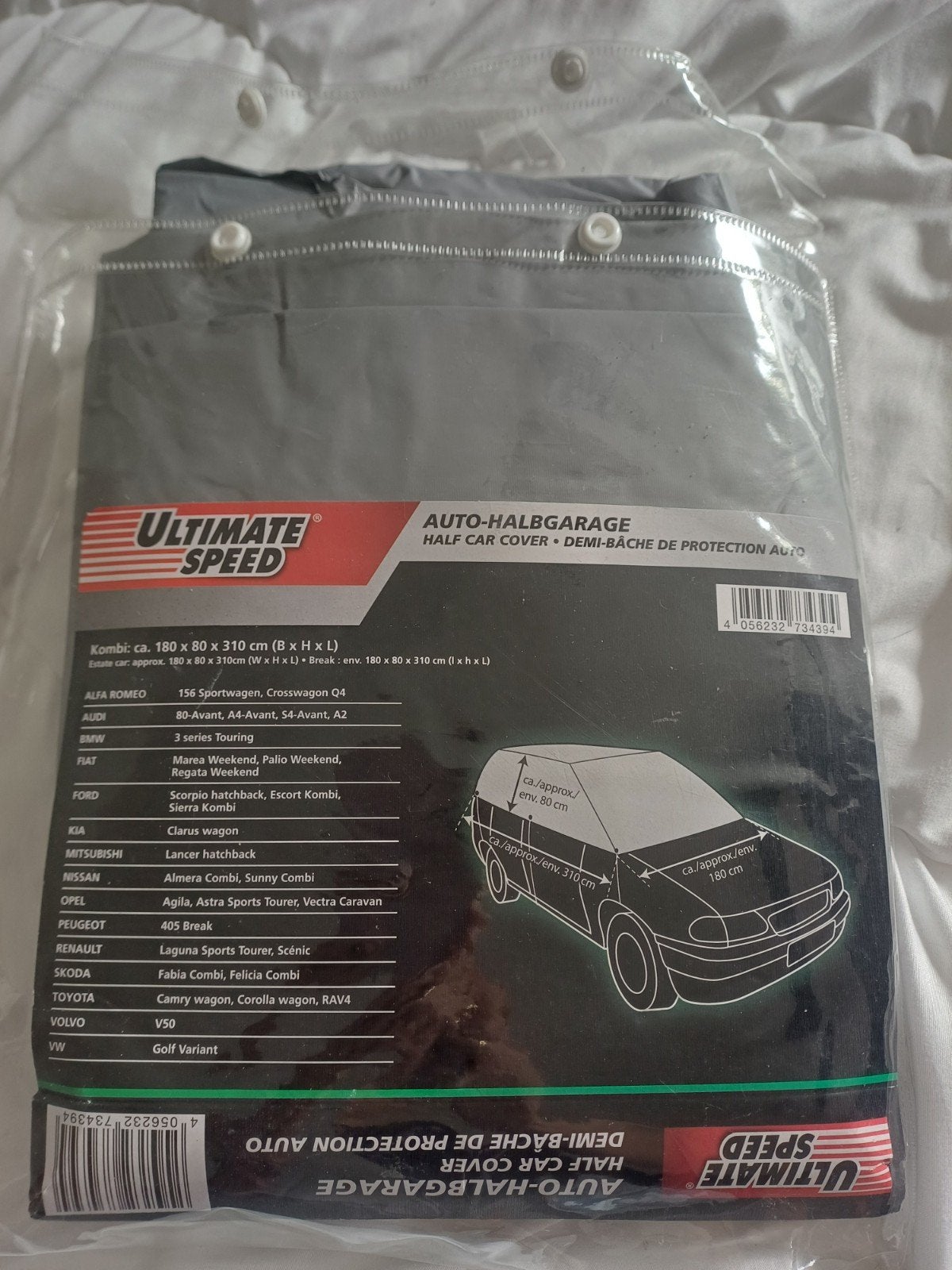 Ultimate Speed Auto Beschermhoes - Half Car Cover Combi, Ophalen of Verzenden, Nieuw, Universeel