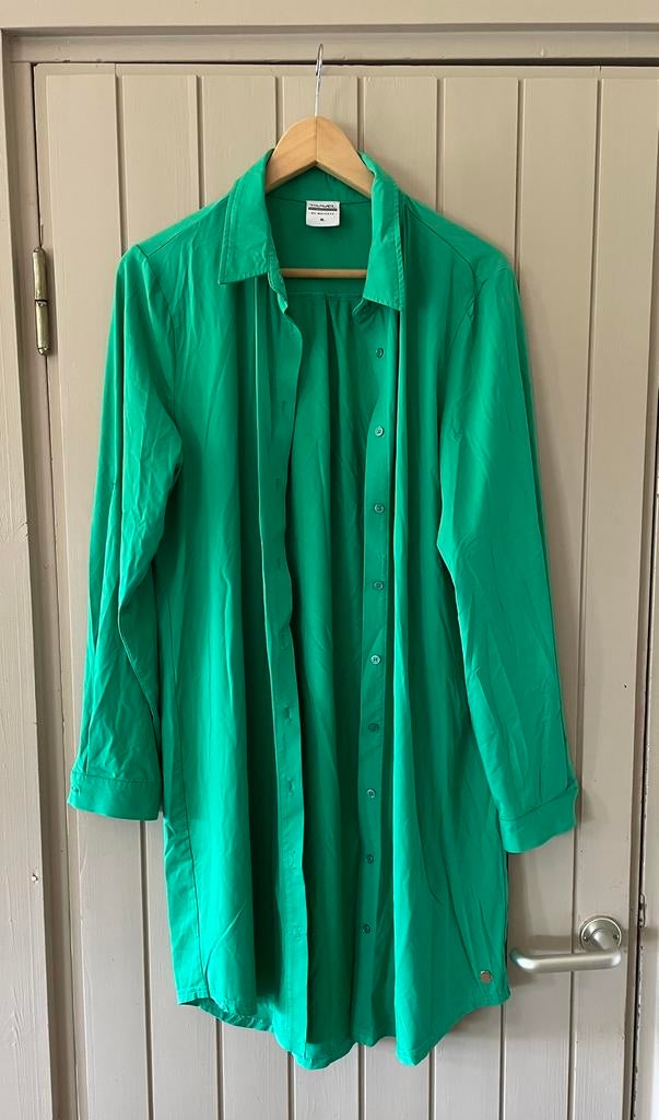 Supermooie groene travel blouse van Maicazz maat XL, Ophalen of Verzenden, Zo goed als nieuw, Maat 46/48 (XL) of groter, Groen