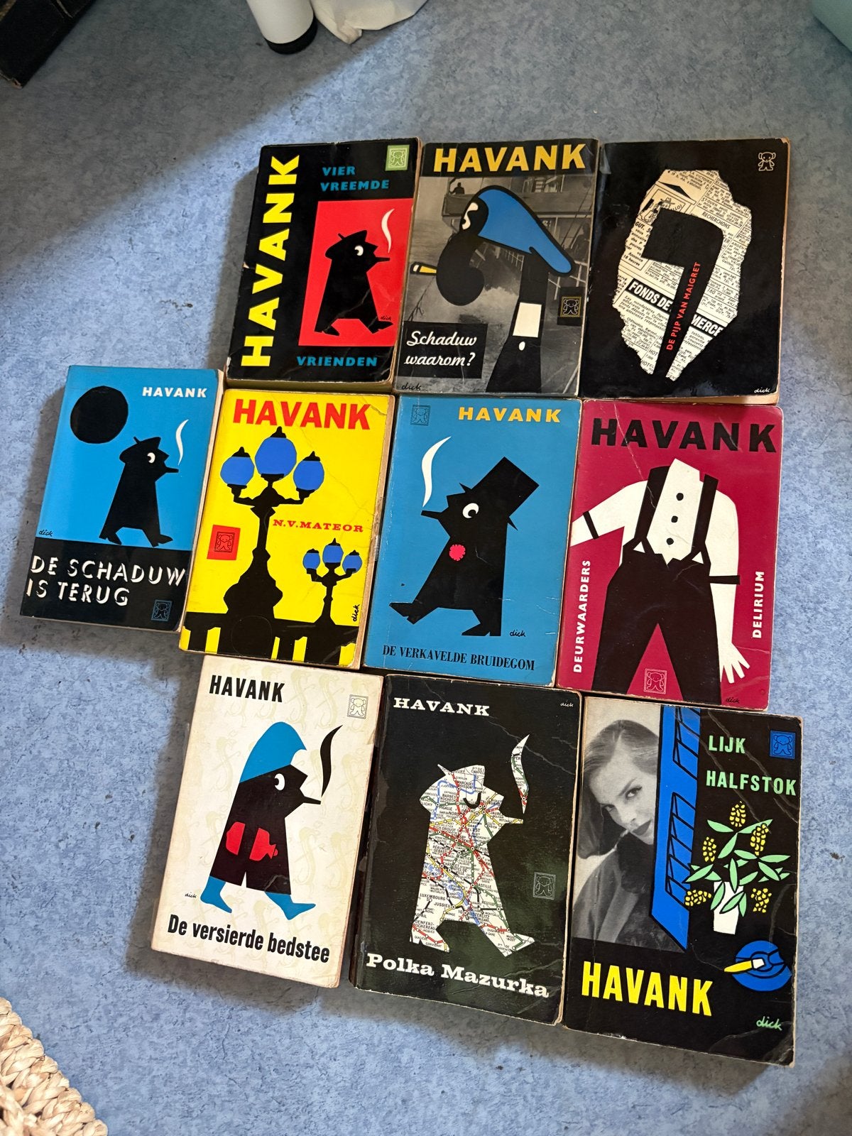Collectie Havank Zwarte Beertjes - 10 boeken, Boeken, Ophalen of Verzenden, Gelezen