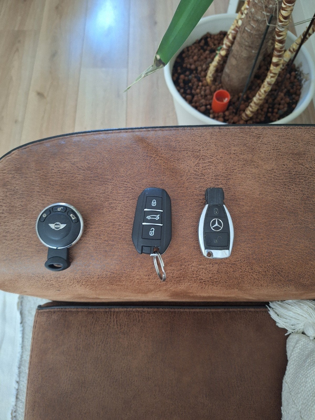 Autosleutels van mini, Mercedes en peugot diversen modelen., Ophalen of Verzenden, Gebruikt, Mini
