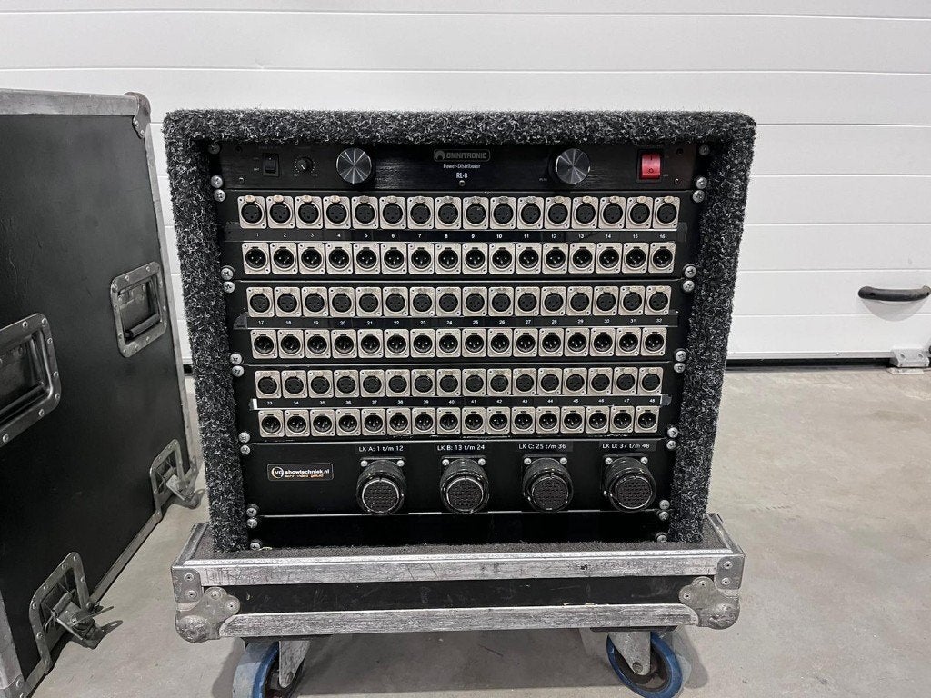 LK150 48 kanaals splitblok met LK37inputs en LK150 spinners, Muziek en Instrumenten, Kabels en Stekkers, LK, Gebruikt, LK, Ophalen of Verzenden