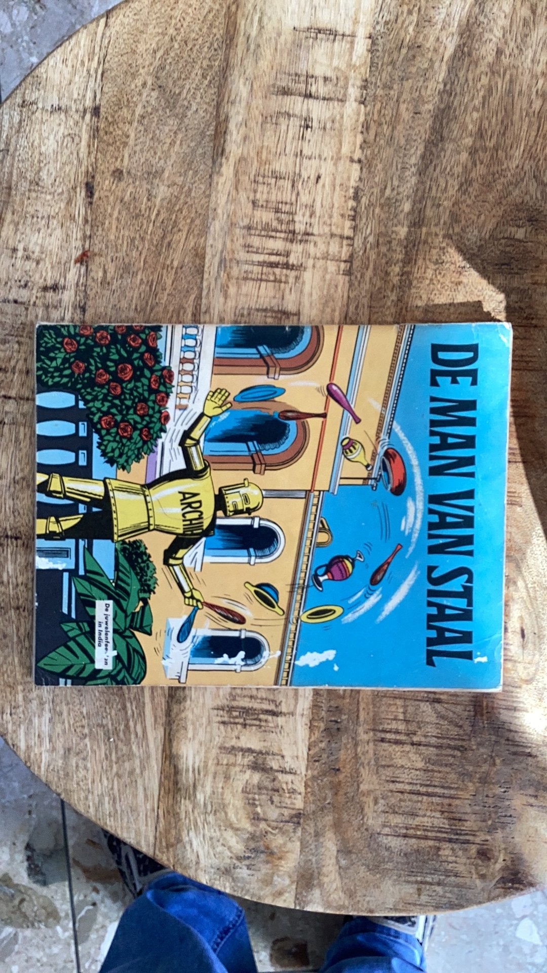Stripboek Archie de man van staal, Ophalen of Verzenden, Gelezen, Cartoons