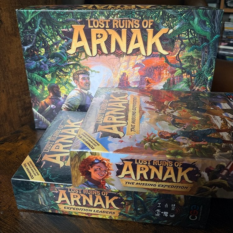 Lost Ruins Of Arnak (nieuw) + 2 uitbreidingen (in cellofaan), Hobby en Vrije tijd, Gezelschapsspellen | Bordspellen, Een of twee spelers
