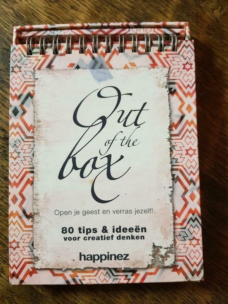 Happinez ringbandboekje – Out of the Box, Ophalen of Verzenden, Zo goed als nieuw, Overige typen
