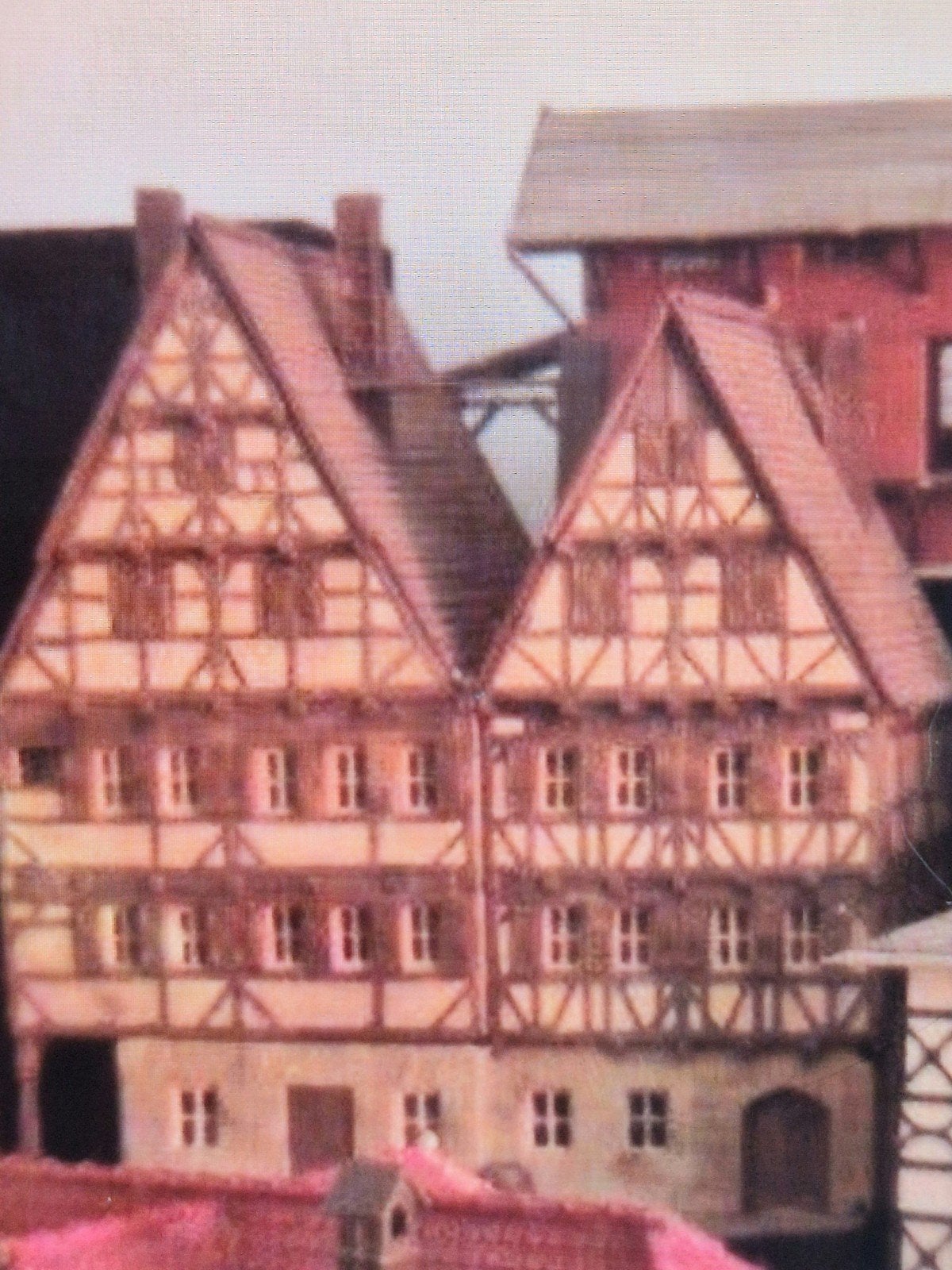 Kibri Vakwerkhuizen - Modelbouw Gebouwen, Ophalen of Verzenden, Gebruikt, Gelijkstroom of Wisselstroom, Brug, Tunnel of Gebouw