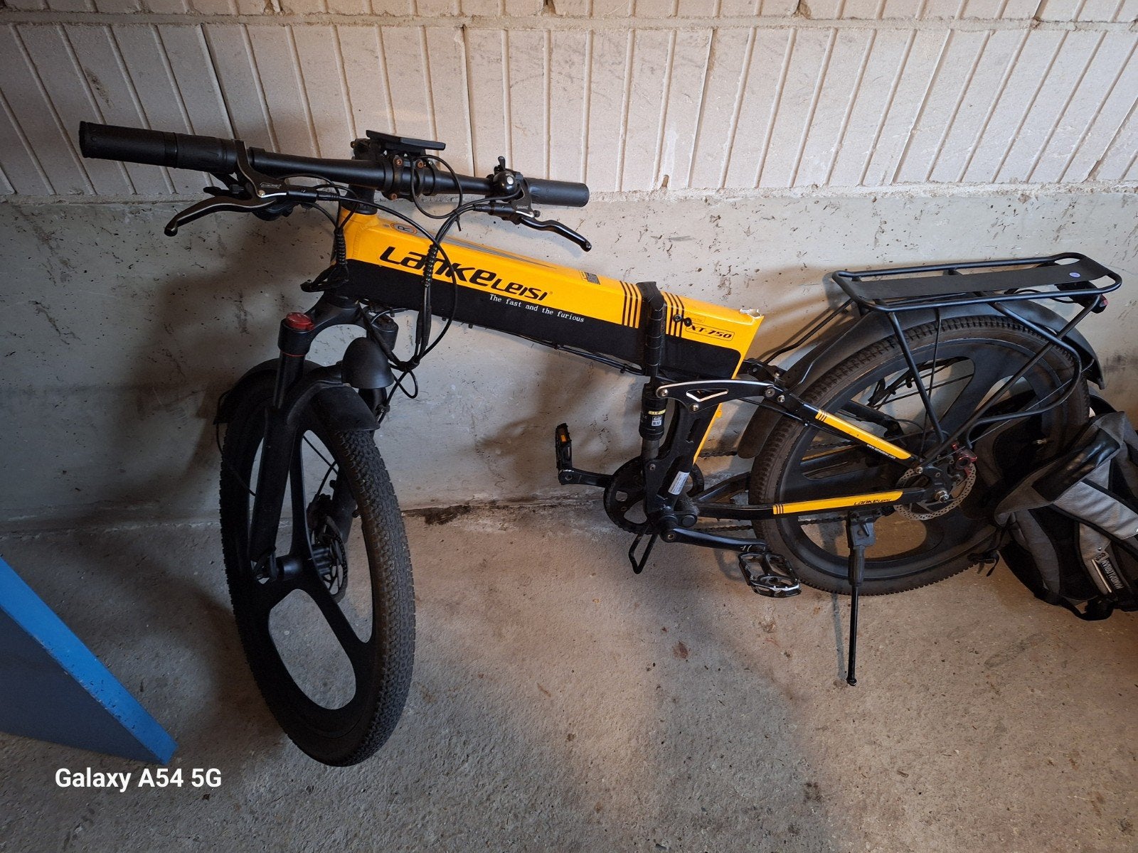 Lankeleisi XT-750 E-bike - Beschadigd frame, Fietsen en Brommers, Gebruikt, Versnellingen, Schijfrem, Ophalen