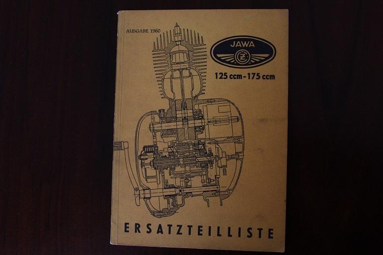 JAWA 125cc 175cc 1960 motorrad ersatzteil liste typ 355 356, Ophalen of Verzenden, Overige merken