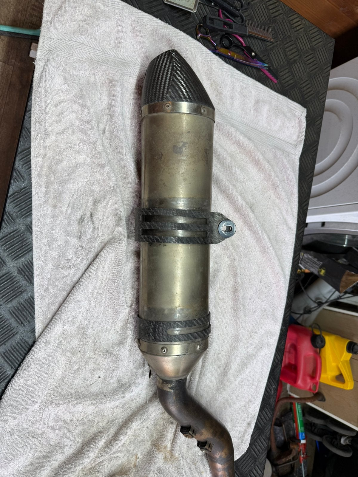 Tekoop leovince uitlaat voor op een Yamaha raptor 700, Ophalen of Verzenden, Gebruikt