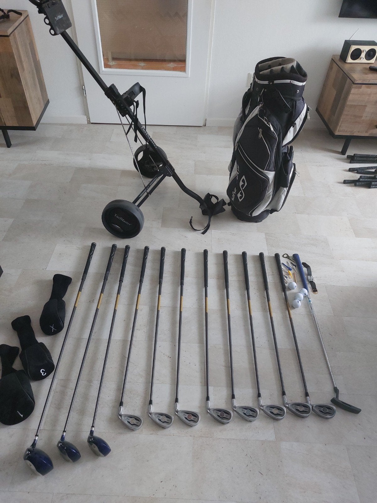Complete Dunlop John Daly golfset voor dames (rechtshandig), Ophalen, Gebruikt, Set, Overige merken