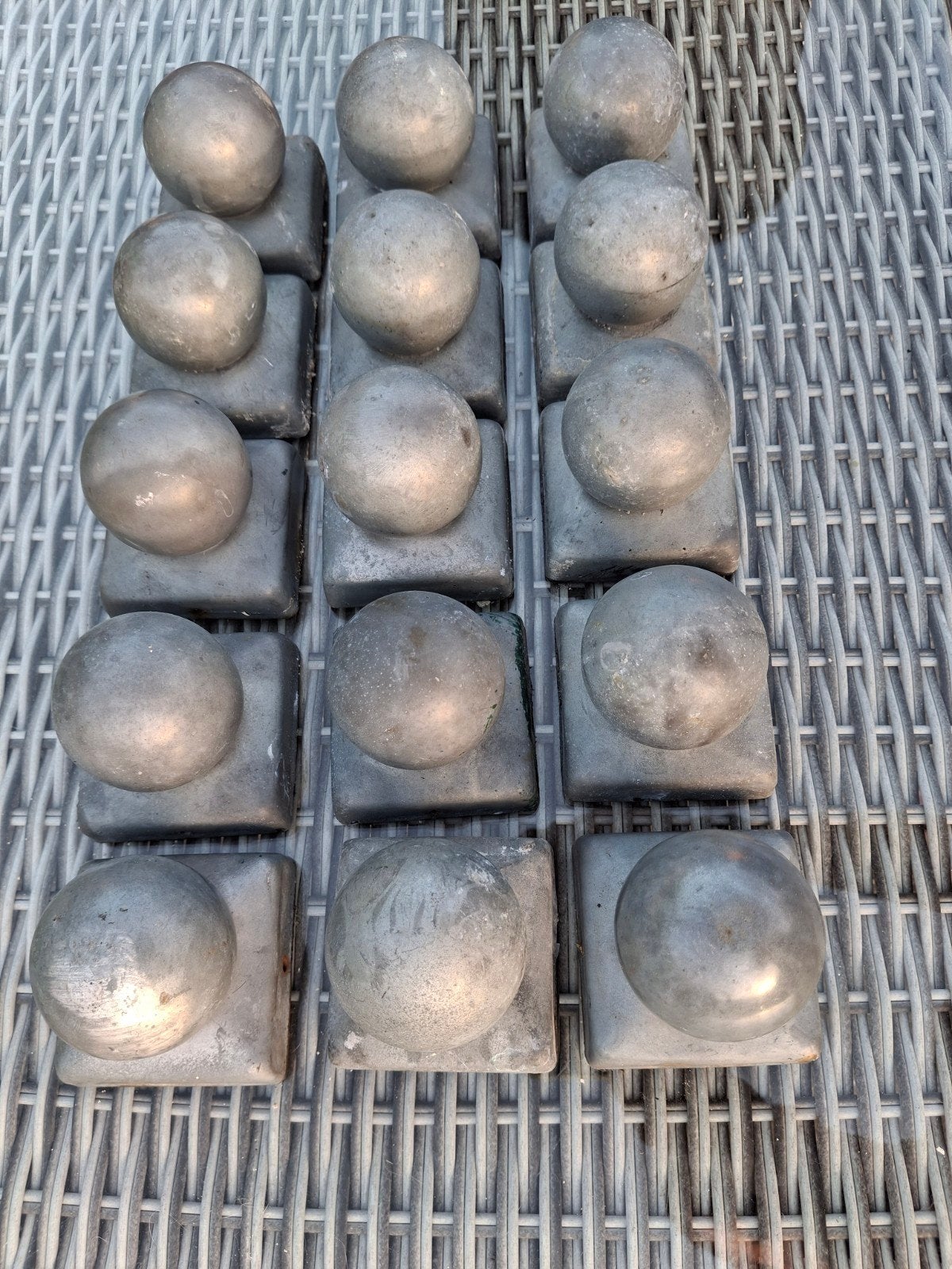 16 Paalkoppen voor tuinpalen 7×7cm, Ophalen of Verzenden