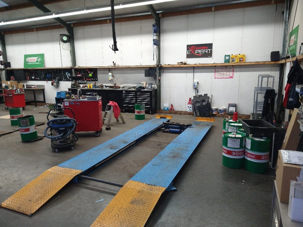 Slift rijplaten hefbrug 4000kg, Ophalen, Gebruikt