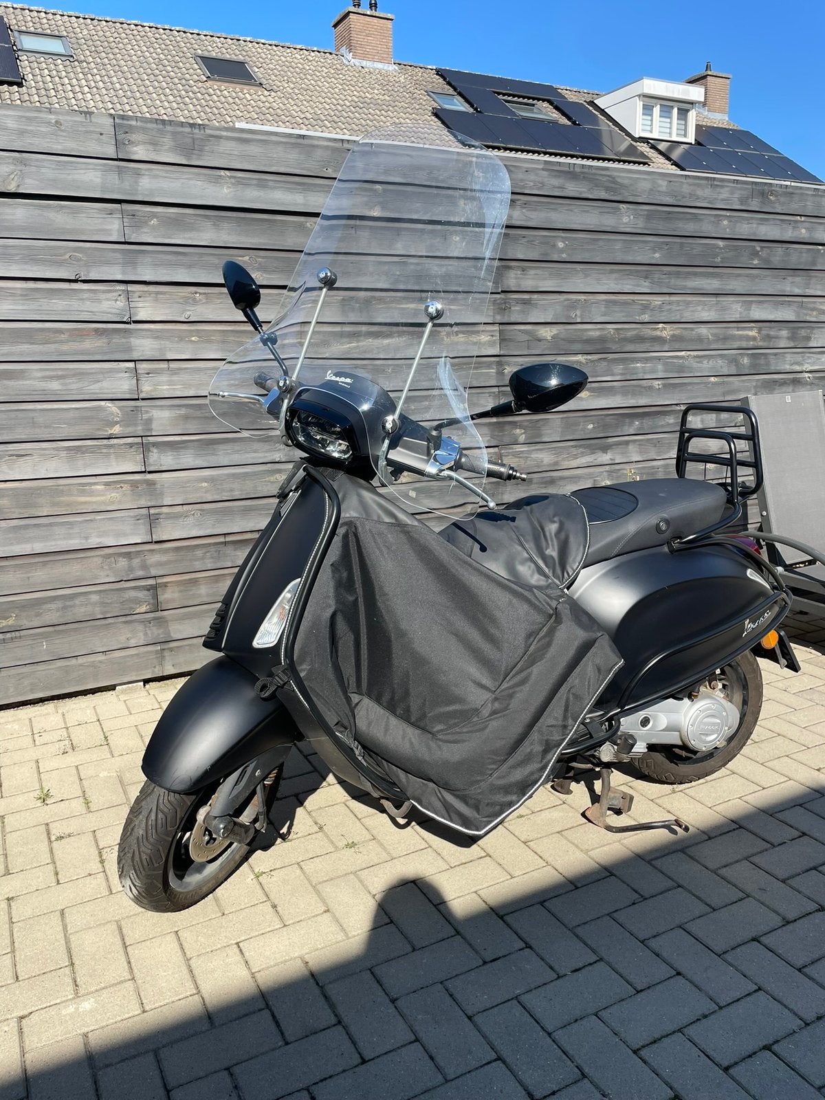 Mat zwarte Vespa Sprint. 45km. Met veel extra opties!, Overige modellen, Maximaal 45 km/u, Ophalen of Verzenden, Zo goed als nieuw