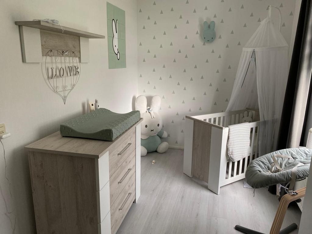 Mooie babykamer met doorgroei juniorbed Arizona, Kinderen en Baby's, Ophalen, Gebruikt, Jongetje of Meisje