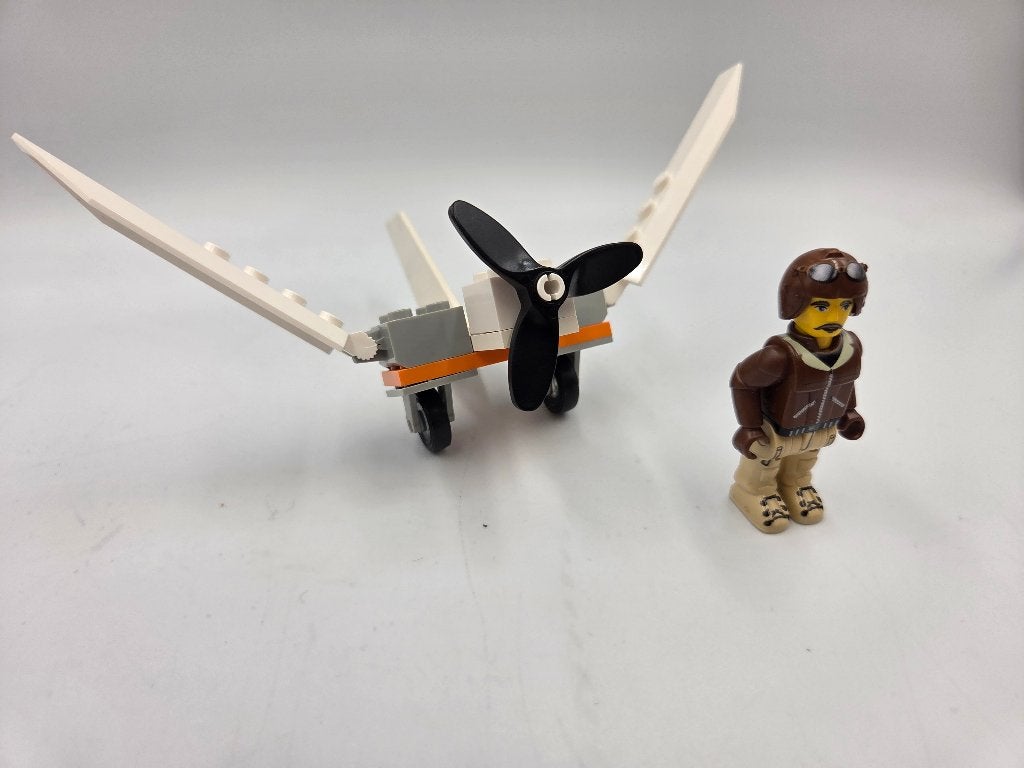 Lego Jack Stone 4614 Ultralight Flyer, Lego, Ophalen of Verzenden, Zo goed als nieuw, Complete set