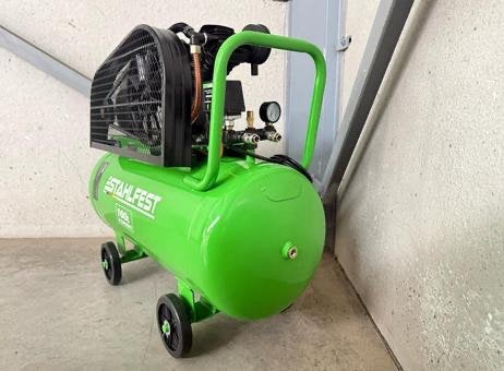 Stalhfest 100L compressor, Doe-het-zelf en Verbouw, Ophalen, 100 liter of meer, Nieuw, Minder dan 200 liter/min