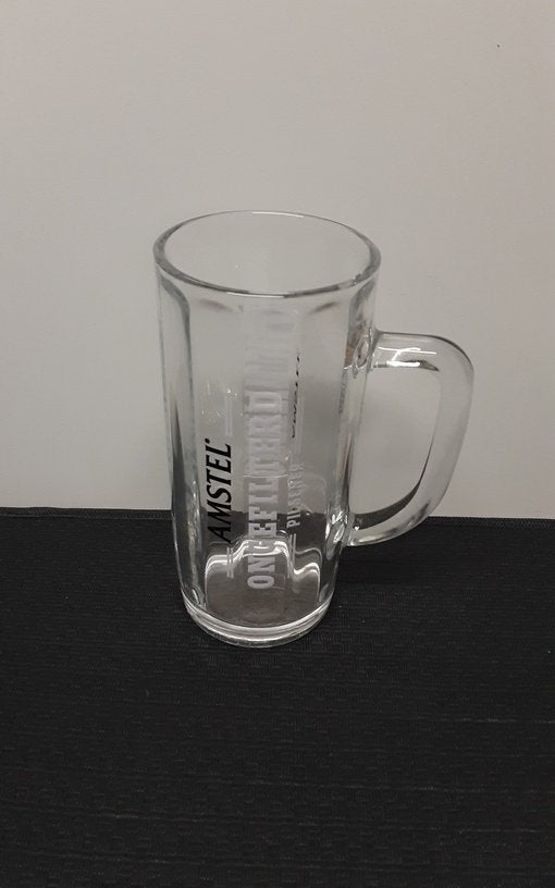 AMSTEL ONGEFILTERD pul, Verzamelen, Glas en Borrelglaasjes, Ophalen of Verzenden, Zo goed als nieuw, Bierglas