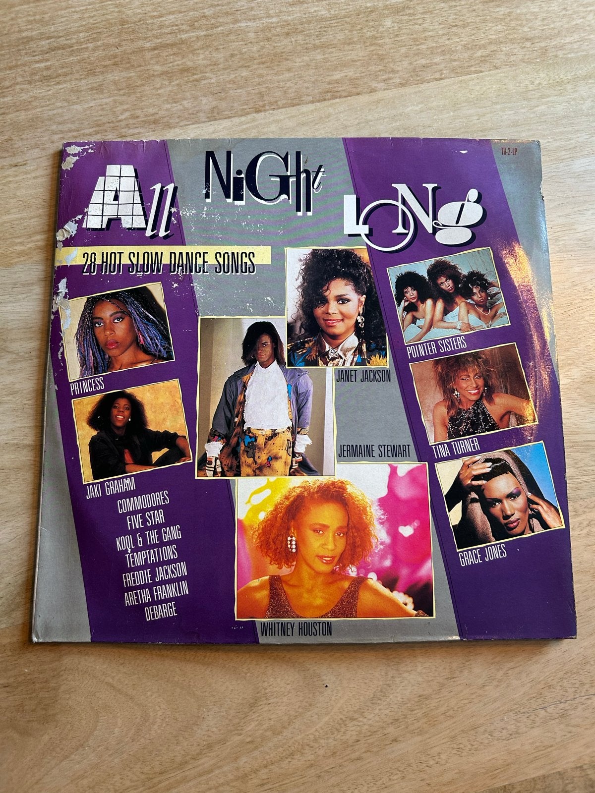 All Night Long - 28 Hot Slow Dance Songs Dubbel LP, Pop, Ophalen of Verzenden, Zo goed als nieuw, 12 inch