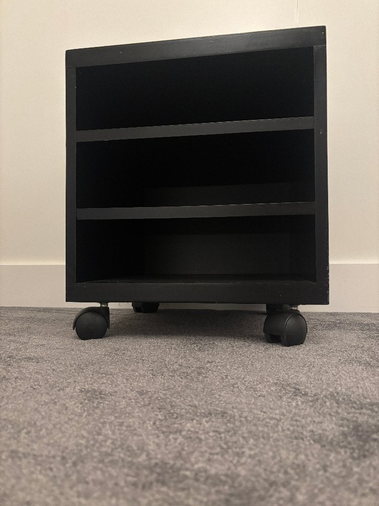 salon kastje, Minder dan 55 cm, Gebruikt, Vierkant, Hout