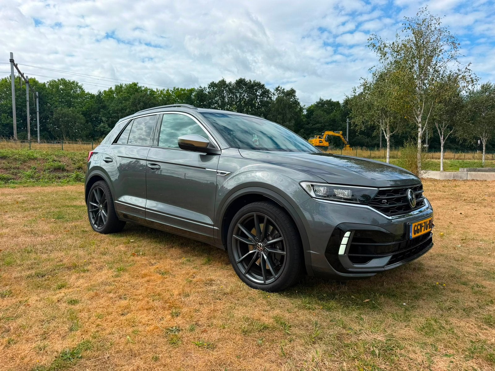 Volkswagen T-Roc 2.0 TSI 300pk 4Motion 7-DSG 2022 Grijs, Auto's, Automaat, 4 cilinders, 1984 cc, 11 km/l