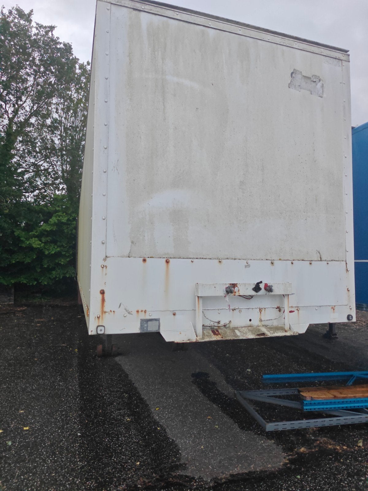 Oplegger enkel asser met landbouw kenteken, Auto's, Bedrijf, Te koop