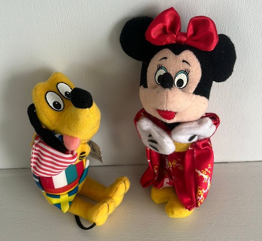 Disney figuurtjes vintage 2000, Ophalen of Verzenden, Mickey Mouse, Zo goed als nieuw, Beeldje of Figuurtje