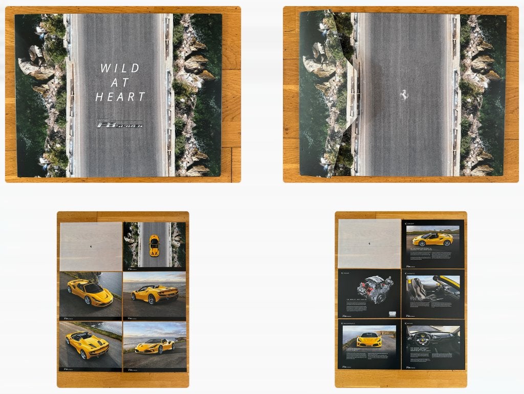 Brochure / portfolio Ferrari F8 Spider, Ophalen of Verzenden, Zo goed als nieuw, Ferrari