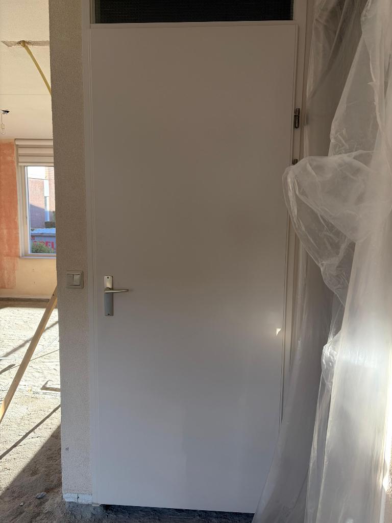 Tussendeur, Doe-het-zelf en Verbouw, Deuren en Horren, Ophalen, Gebruikt, 120 cm of meer, Binnendeur