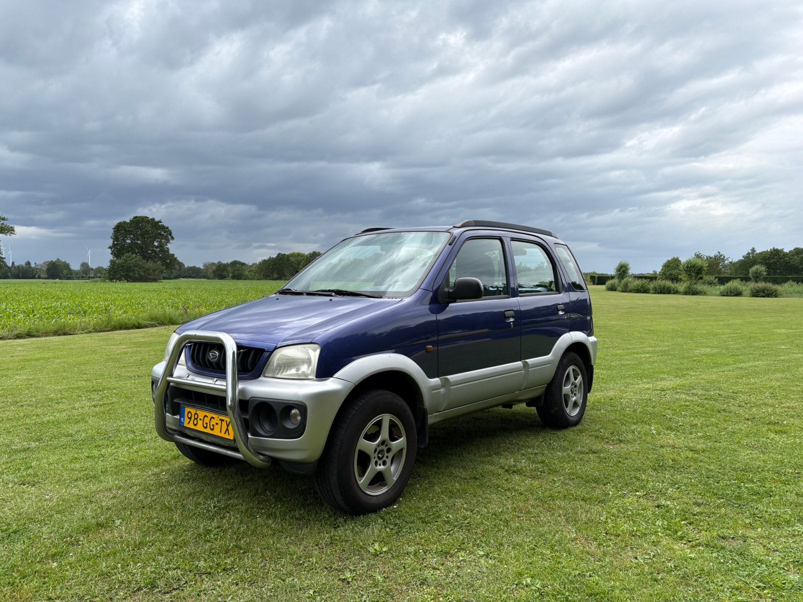 Daihatsu Terios 1.3 DX 2WD 2000 Blauw, Auto's, Daihatsu, 40 €/maand, 4 cilinders, Handgeschakeld, Blauw