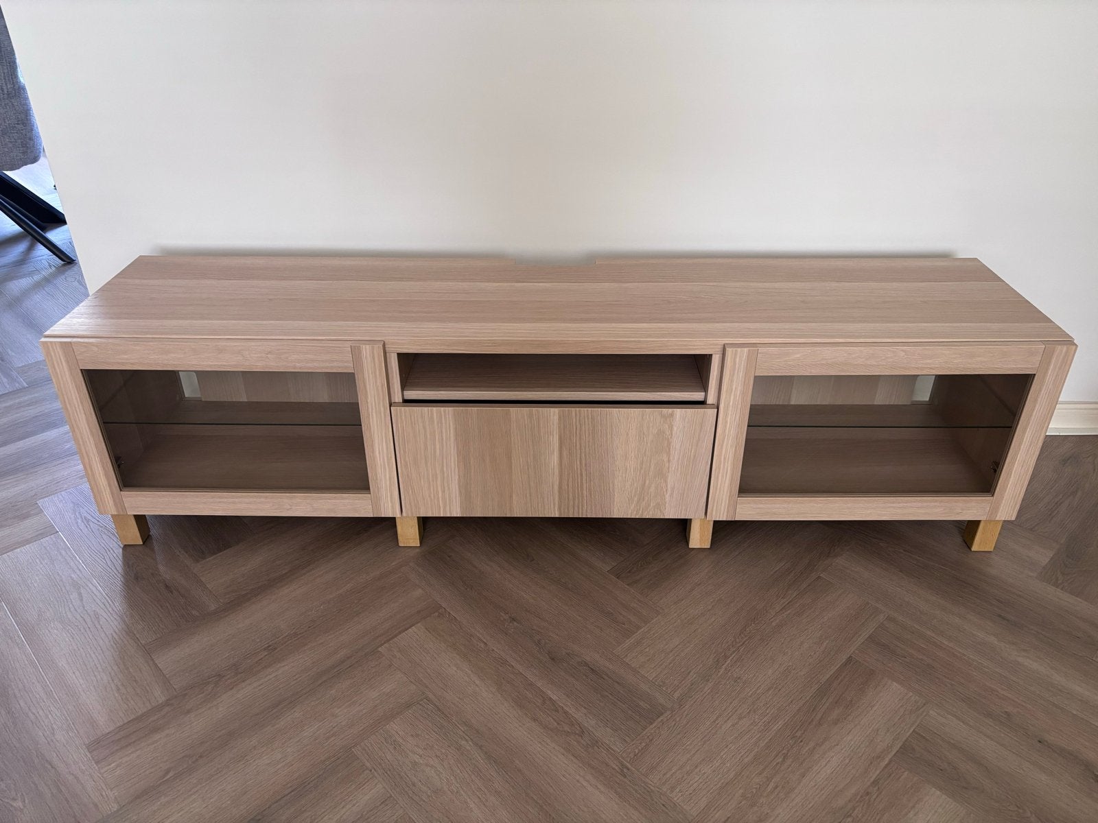 Stijlvol TV-meubel met opbergruimte, Ophalen, 150 tot 200 cm, Zo goed als nieuw, Minder dan 100 cm