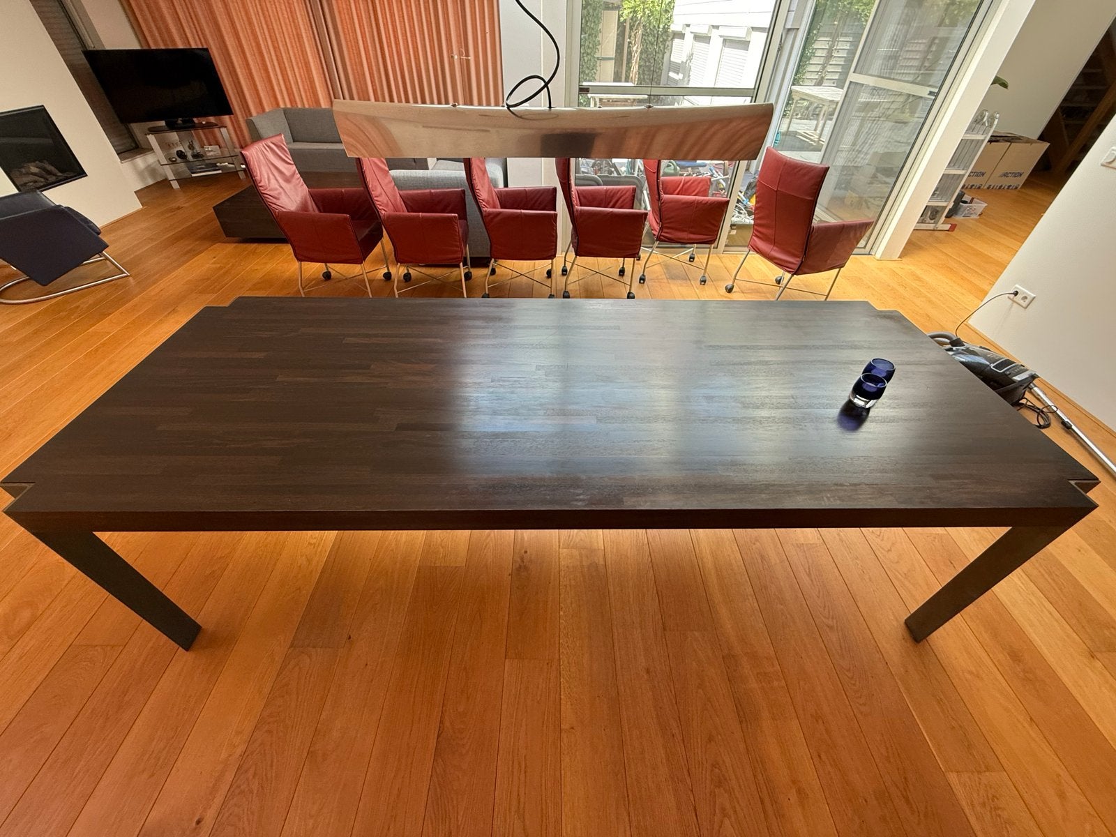 Linteloo Uluwatu Design Eettafel - Robuust Hout, Ophalen, 100 tot 150 cm, 200 cm of meer, Zo goed als nieuw