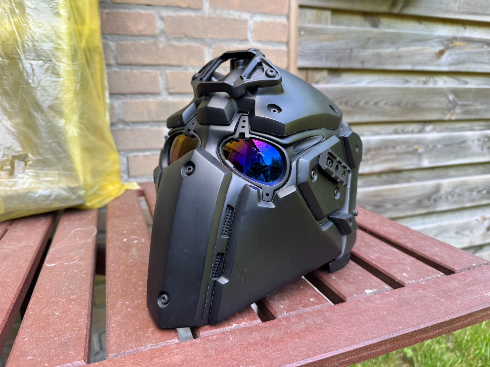 Devtac Ronin, non ballistic Airsoft masker, Ophalen of Verzenden, Gebruikt