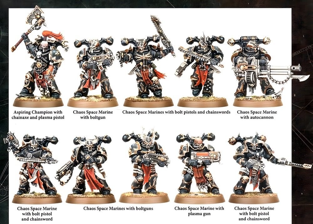 Chaos Space Marines OOP, Gebruikt, Figuurtje(s), Ophalen of Verzenden, Warhammer 40000