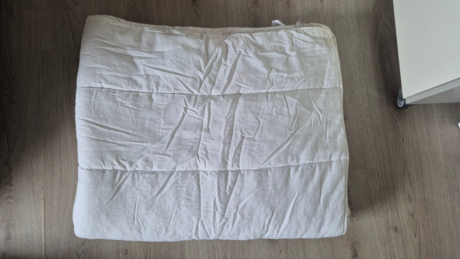 4-seizoenen peuterdekbed 120x150 - Herfst en Zomerdeel, Huis en Inrichting, Knoopsluiting, Gebruikt, Wit, Katoen