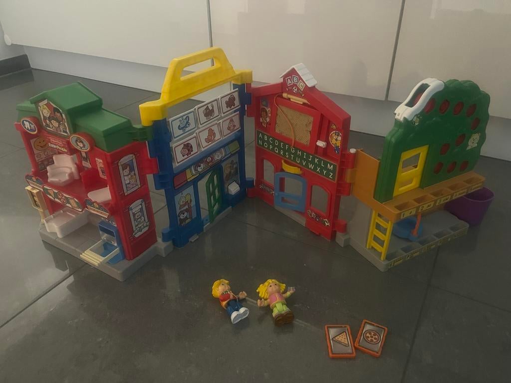 Fisher Price Little People Inklapbaar Speelhuisje, Kinderen en Baby's, Speelgoed | Fisher-Price, Ophalen of Verzenden, Gebruikt